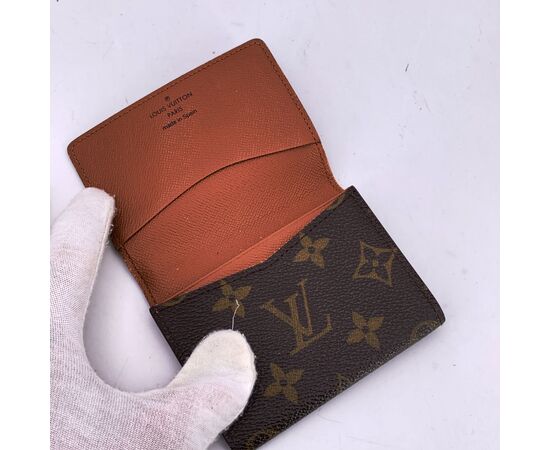 LOUIS VUITTON Portafoglio in Tela Col. Marrone S