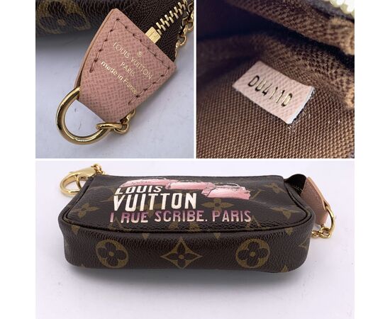 LOUIS VUITTON Pochette in Tela Col. Marrone Pochette Accessoire S
