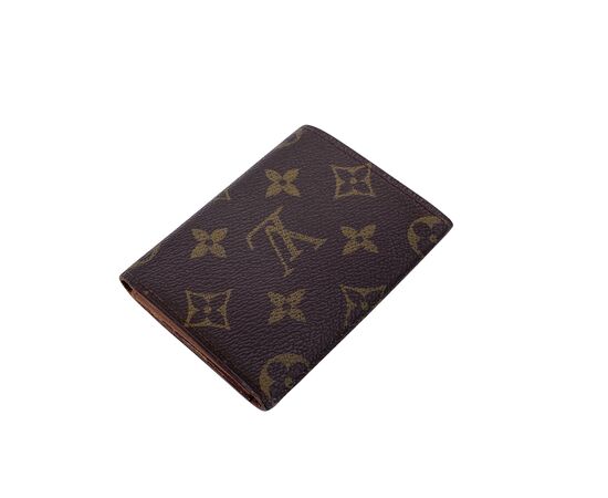 LOUIS VUITTON Portafoglio in Tela Col. Marrone S
