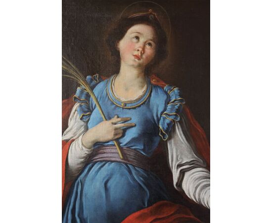 Scuola Italiana; Sant'Agata, fine XVII inizi XVIII secolo, olio su tela