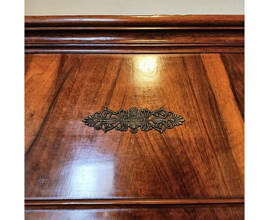 Elegant walnut wardrobe