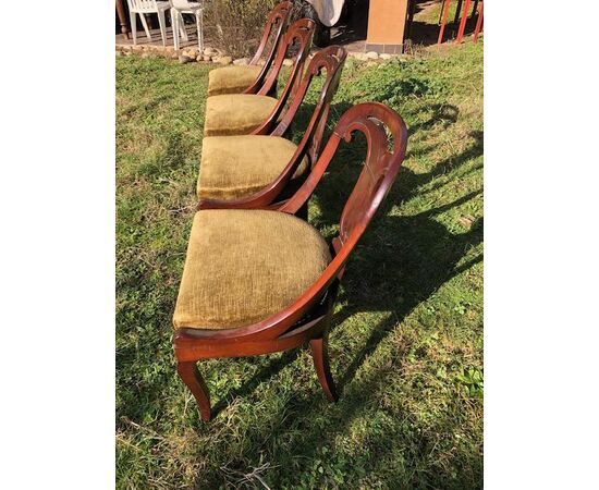 Four gondola chairs