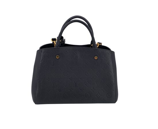 LOUIS VUITTON Borsa Shopper in Pelle Col. Nero Montaigne M