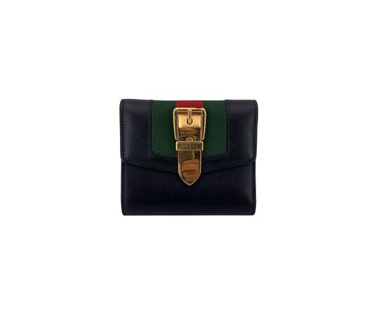 GUCCI Portafoglio in Pelle Col. Nero Sylvie S