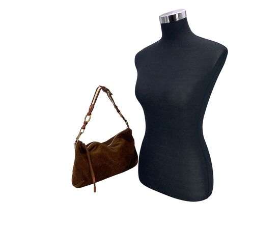 LOUIS VUITTON Borsa a Tracolla in Camoscio Col. Marrone Onatah S