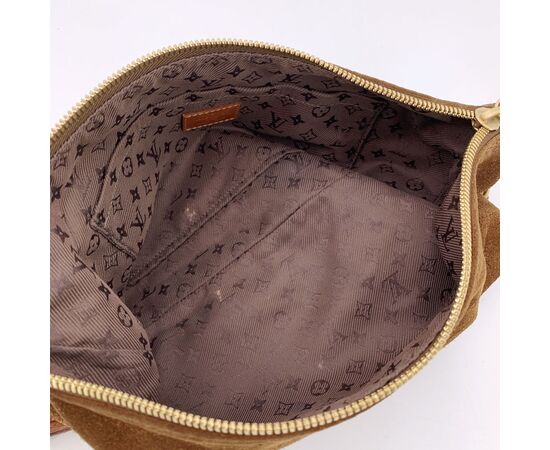 LOUIS VUITTON Borsa a Tracolla in Camoscio Col. Marrone Onatah S