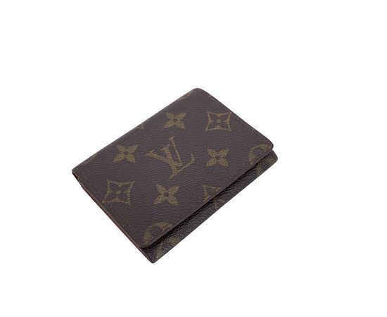 LOUIS VUITTON Portafoglio in Tela Col. Marrone S