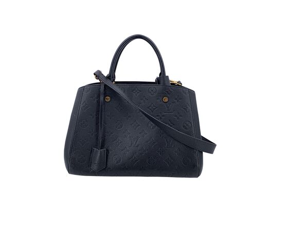 LOUIS VUITTON Borsa Shopper in Pelle Col. Nero Montaigne M