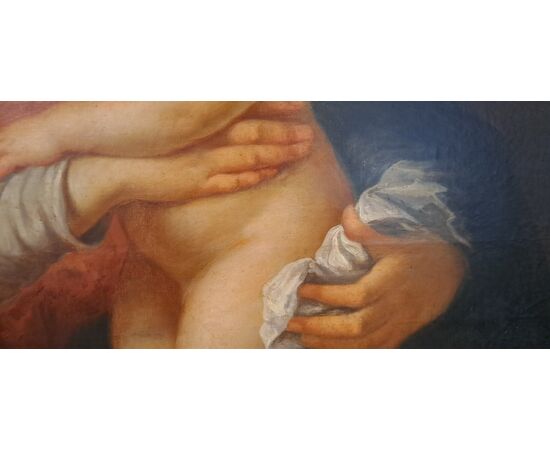 VERGINE CON BAMBINO - BARTOLOME' ESTEBAN MURILLO COPIA DA - XIX SEC.