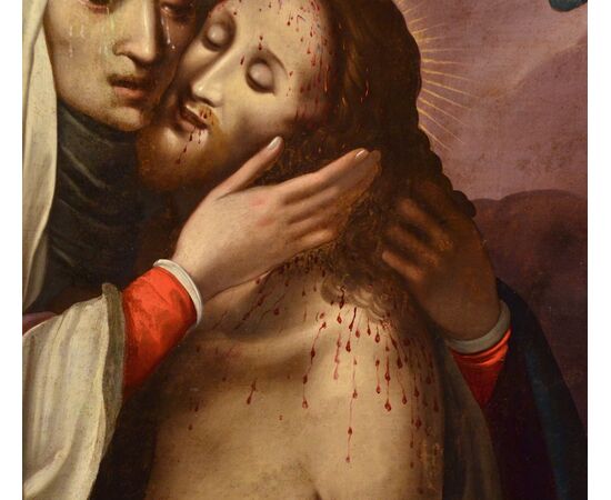 Pietà con due cherubini, Manierismo romano del XVI secolo