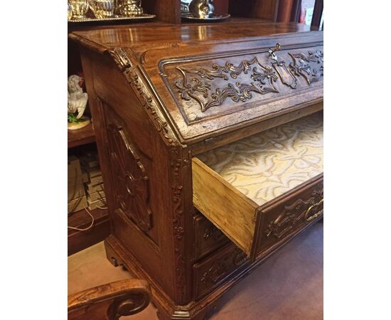 17th century slant-front desk