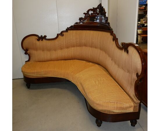 19th Century Antique Corner Sofa