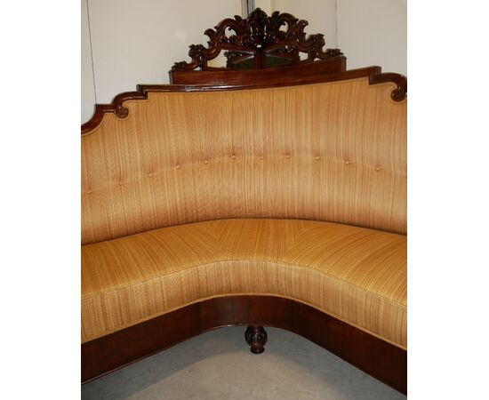 19th Century Antique Corner Sofa