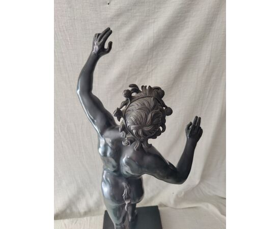 Bellissima scultura raffigurante Fauno danzante - H 80 cm