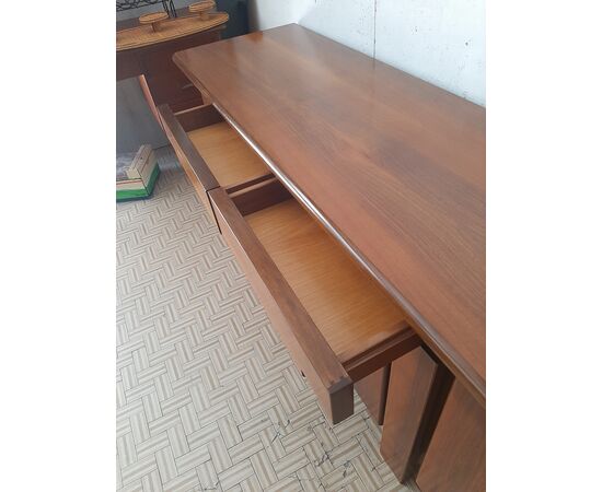 CREDENZA SIDEBOARD IN NOCE MODERN DESIGN ANNI '70 ORIGINALE