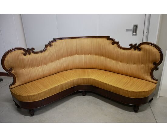 19th Century Antique Corner Sofa