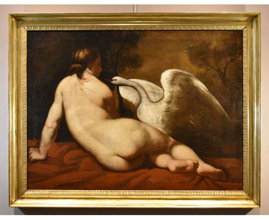 Leda e il cigno, Pittore francese del XVIII secolo