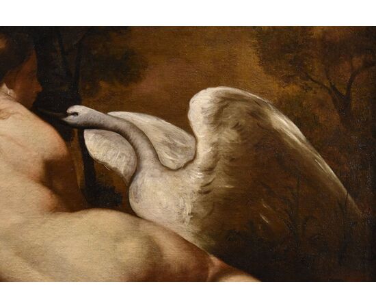 Leda e il cigno, Pittore francese del XVIII secolo