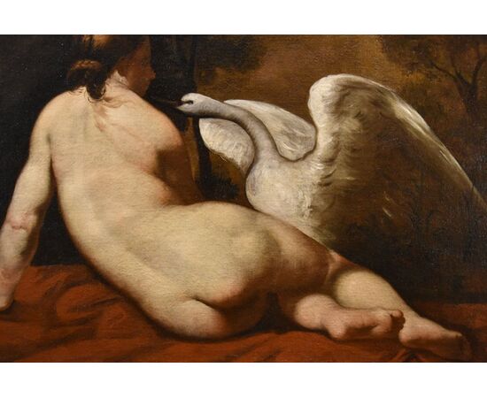Leda e il cigno, Pittore francese del XVIII secolo
