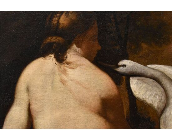 Leda e il cigno, Pittore francese del XVIII secolo