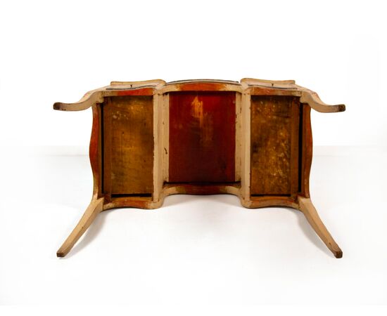 Lacquered wooden dressing table, Genoa, 18th century