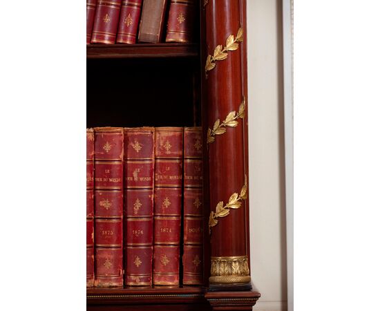 Coppia di librerie in mogano, Francia