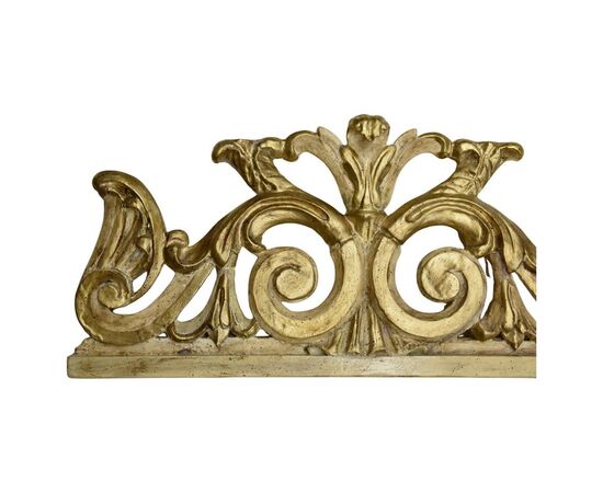 Grande fregio in legno laccato e dorato - M/1832 -