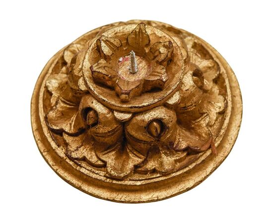 Pair of antique gilded friezes - O/61/5 and 6 -