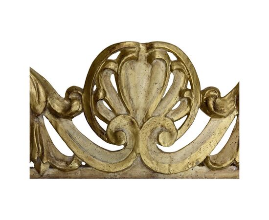 Grande fregio in legno laccato e dorato - M/1832 -