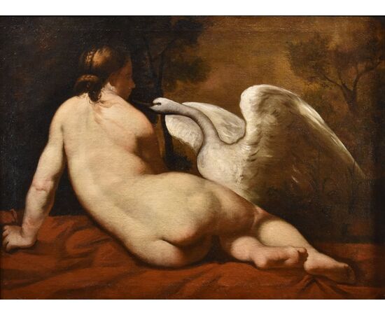 Leda e il cigno, Pittore francese del XVIII secolo