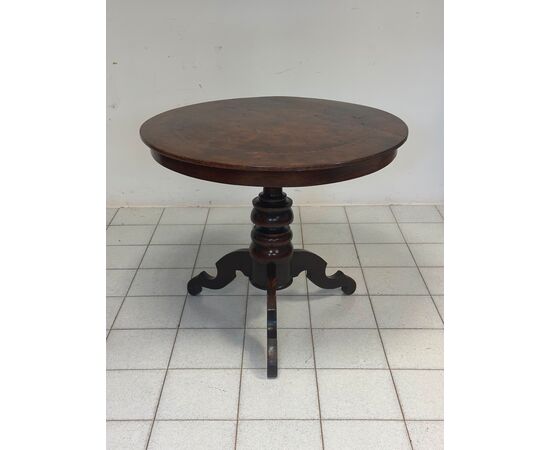 Inlaid Round Table-Rolino, second half of the 1800s.