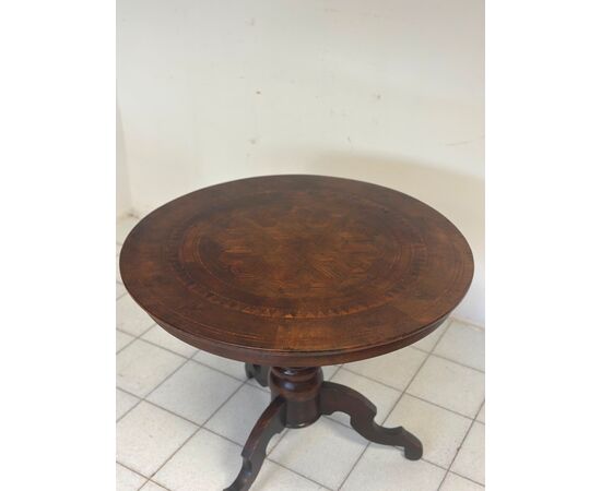 Inlaid Round Table-Rolino, second half of the 1800s.