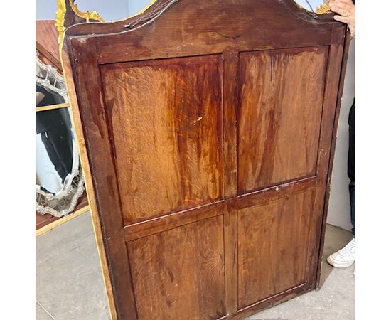 Antique Louis XVI mirror, early 1900s, French gilded beveled mirror. Measures 156 x 100 cm