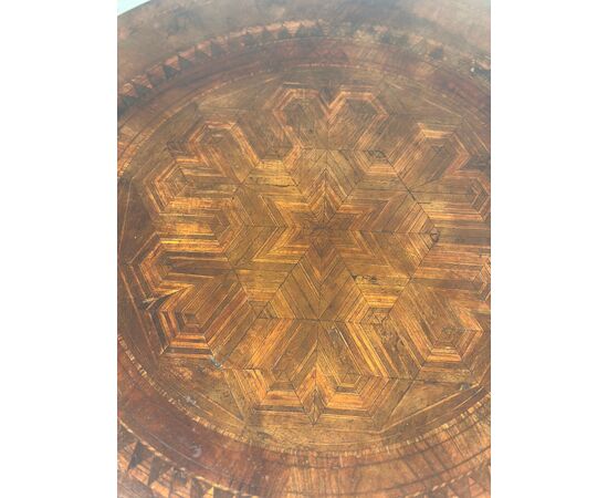 Inlaid Round Table-Rolino, second half of the 1800s.