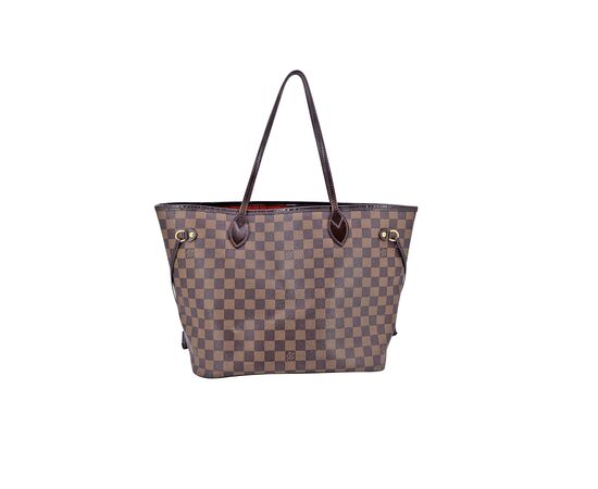 LOUIS VUITTON Borsa Shopper in Tela Col. Marrone Neverfull M