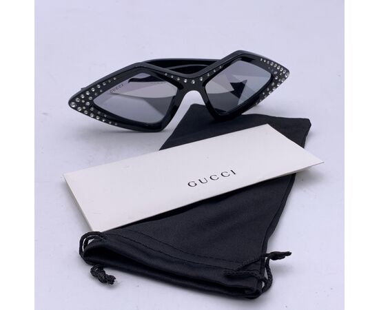 GUCCI Occhiali da Sole in Plastica Col. Nero