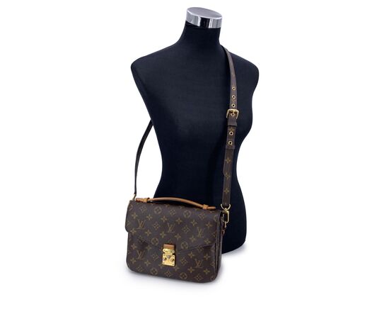 LOUIS VUITTON Borsa a Tracolla in Tela Col. Marrone Metis M