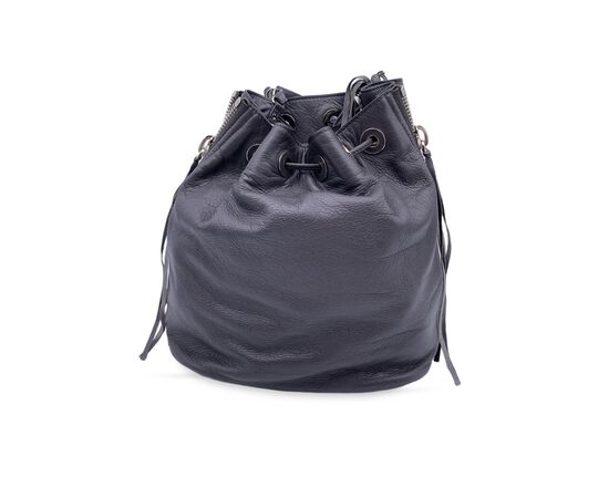 BALENCIAGA Borsa a Tracolla in Pelle Col. Grigio Papier M