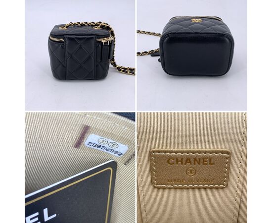 CHANEL Borsa a Tracolla in Pelle Col. Nero Vanity S