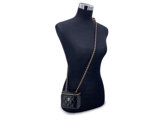 CHANEL Borsa a Tracolla in Pelle Col. Nero Vanity S
