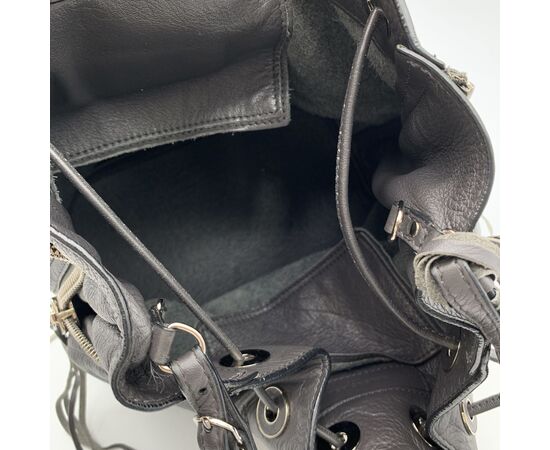 BALENCIAGA Borsa a Tracolla in Pelle Col. Grigio Papier M