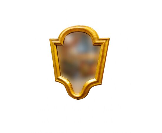 Specchiera dorata Luigi XVI