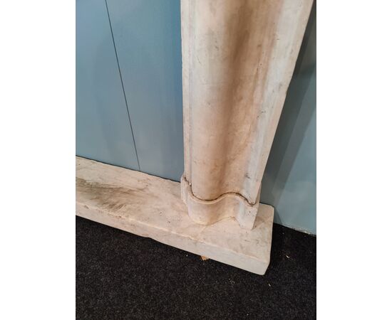 Elegante camino in marmo botticino - 139 x H 130 cm - Venezia