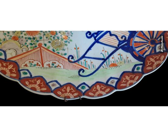 LARGE PORCELAIN PLATE - JAPAN - 19TH CENTURY