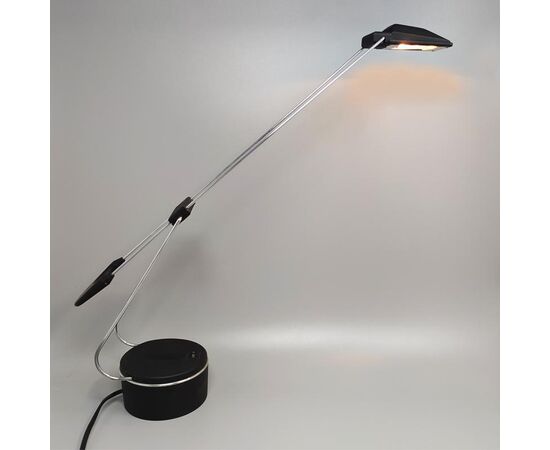1970s Stunning Halogen Table Lamp by Gabriele Basilico for Alva-Line, Model "Modo". Made In Italy