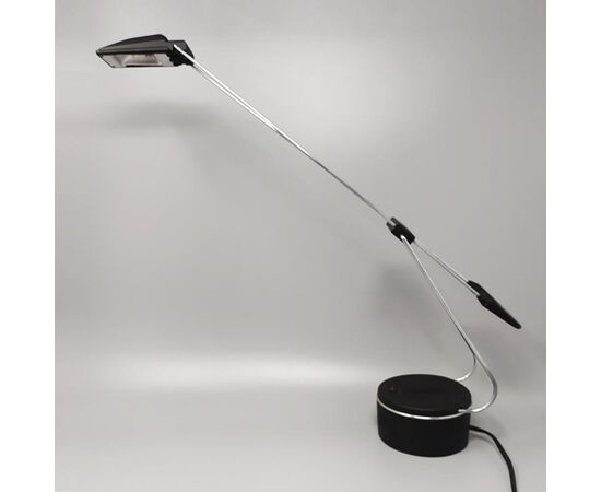 1970s Stunning Halogen Table Lamp by Gabriele Basilico for Alva-Line, Model "Modo". Made In Italy