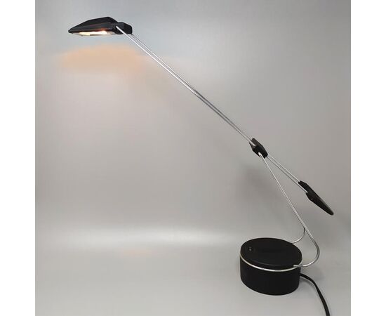 1970s Stunning Halogen Table Lamp by Alva-Line, Model "Modo". Made In Italy
