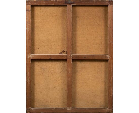 French painter (dated 1919) - Still life with vase of roses. French painter (dated 1919) - Still life with vase of roses.