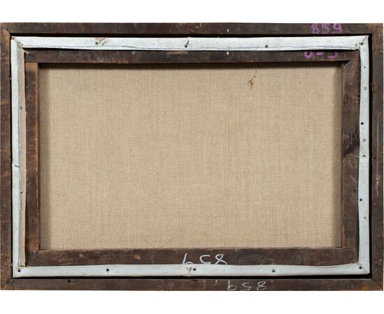 European painter (late 19th century) - Landscape with mill and stream. European painter (late 19th century) - Landscape with mill and stream.