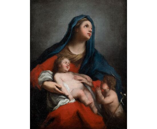 Jacopo Amigoni (Venezia 1682 - Madrid 1752) - Madonna con Bambino. Jacopo Amigoni (Venezia 1682 - Madrid 1752) - Madonna con Bambino.